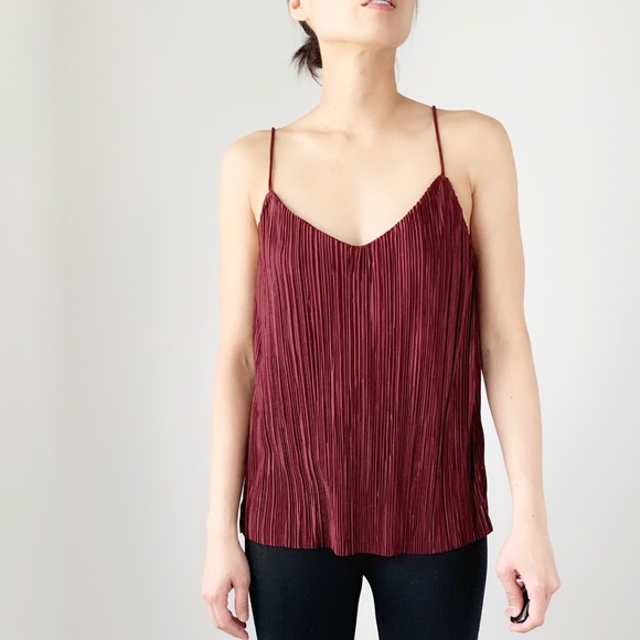 Tops - Crepe satin camisole